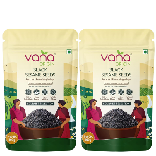 premium black sesame seeds 200gm