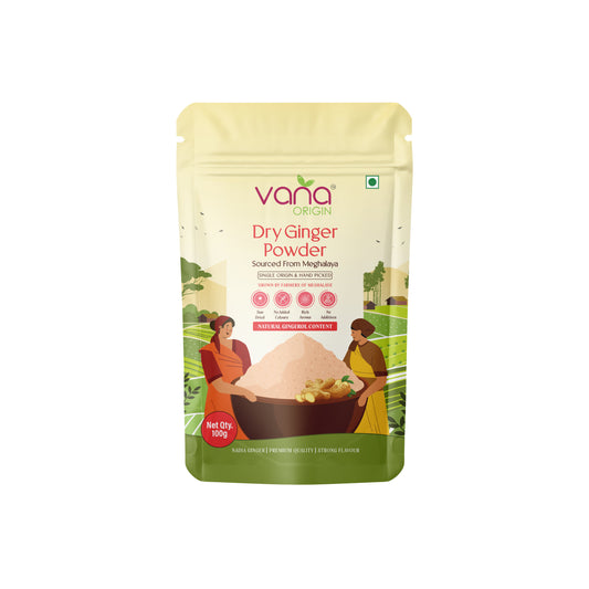 Dry Ginger Powder – Single Origin from Meghalaya (100g)