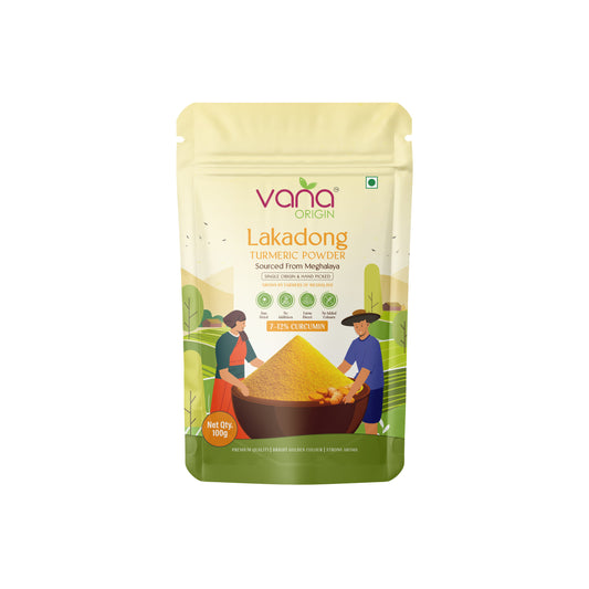 Lakadong Turmeric Powder – Single Origin from Meghalaya (100g)